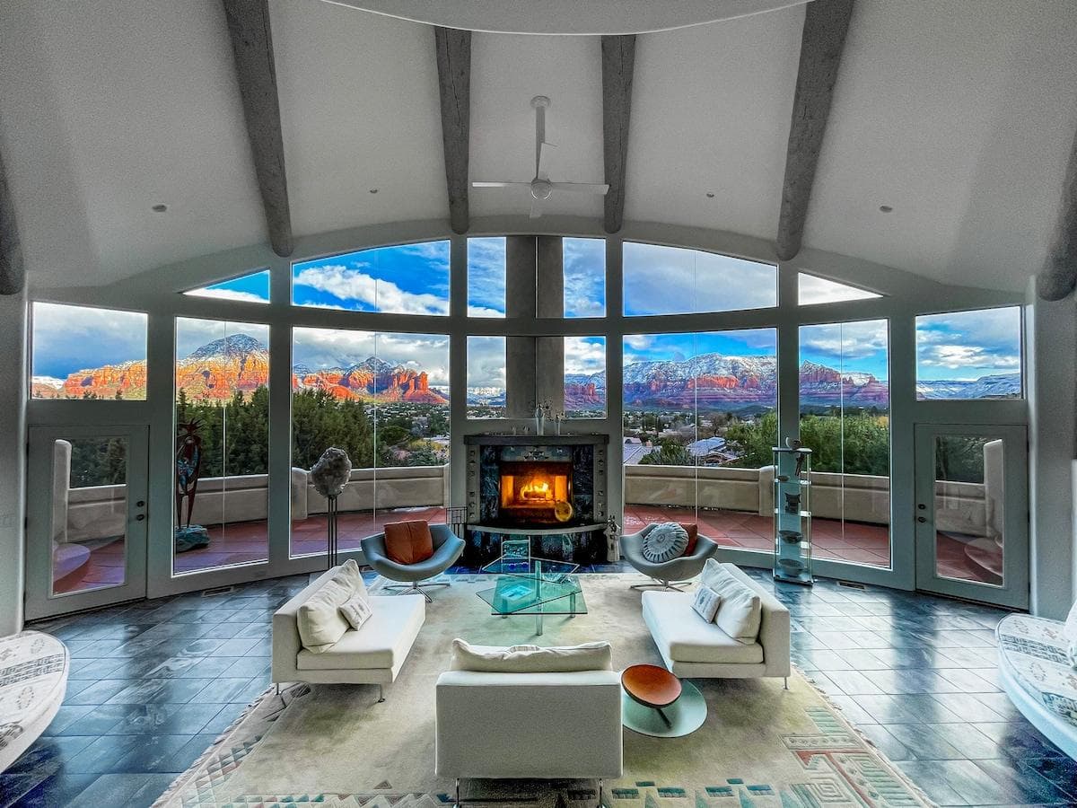 "Our home offers  breathtaking  panoramic views of the stunning red rocks in every room. These pictures, although beautiful, cannot fully capture the true magnificence of the scenery."
